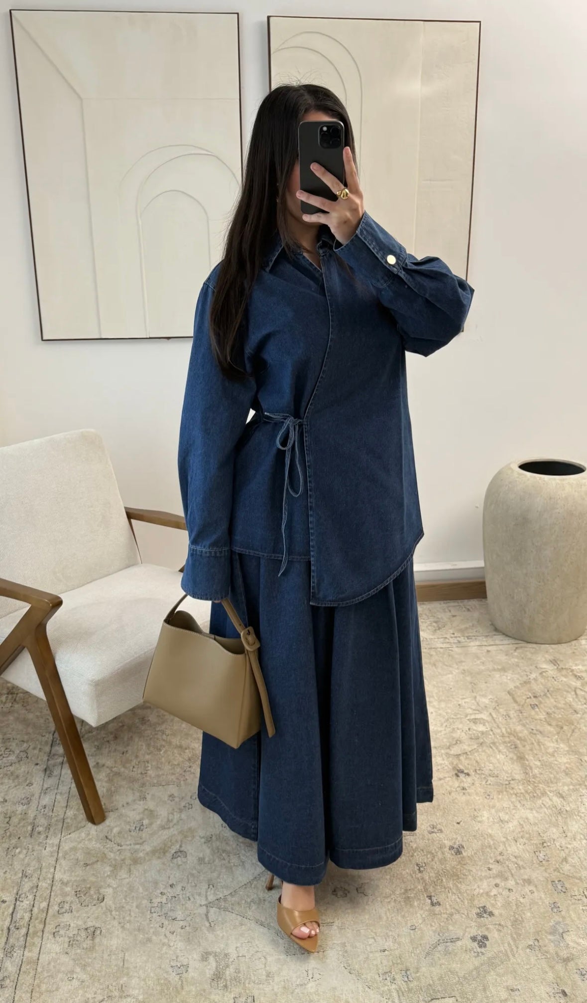 SET DENIM SKIRT
