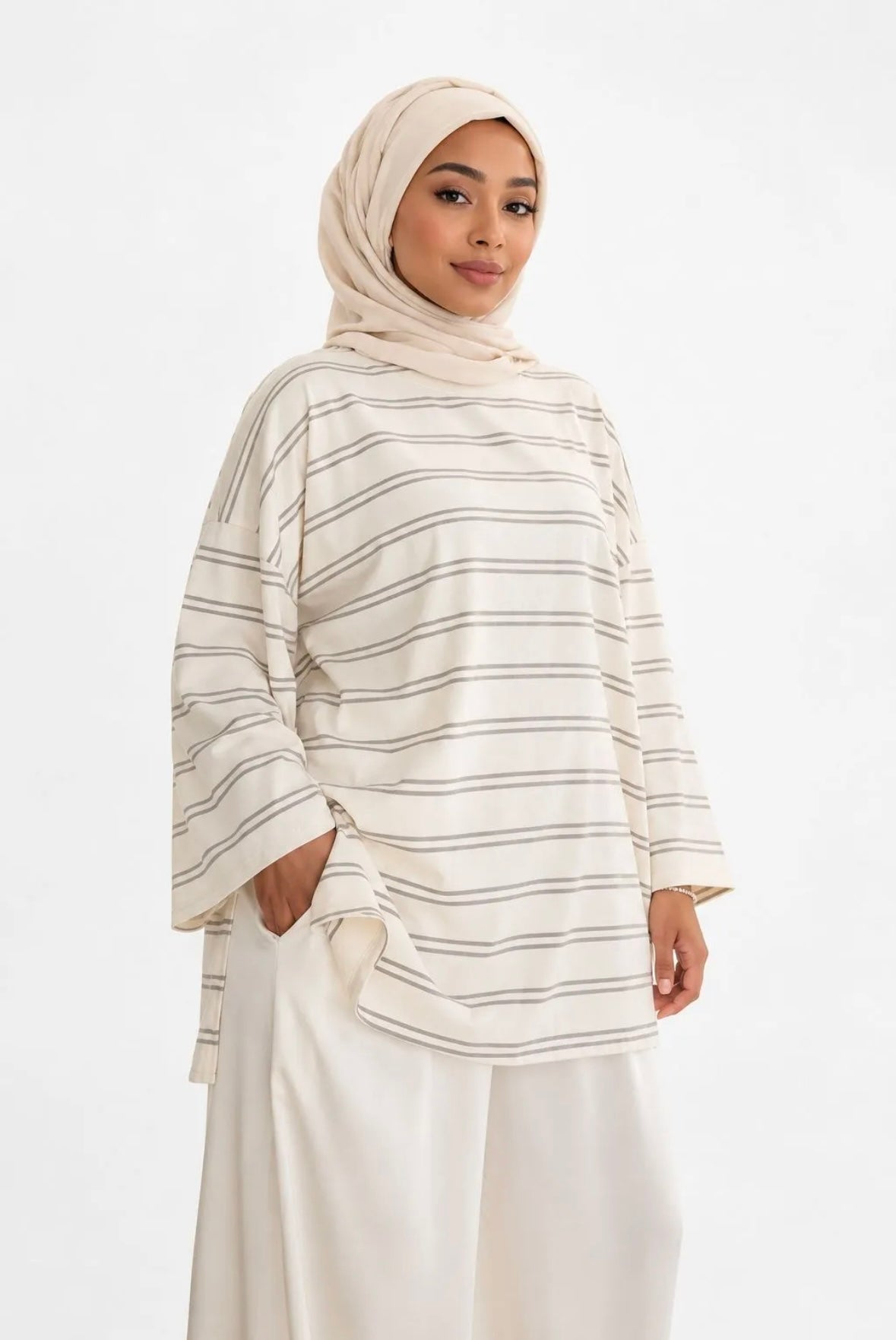T-SHIRT OVERSIZE RAYÉ