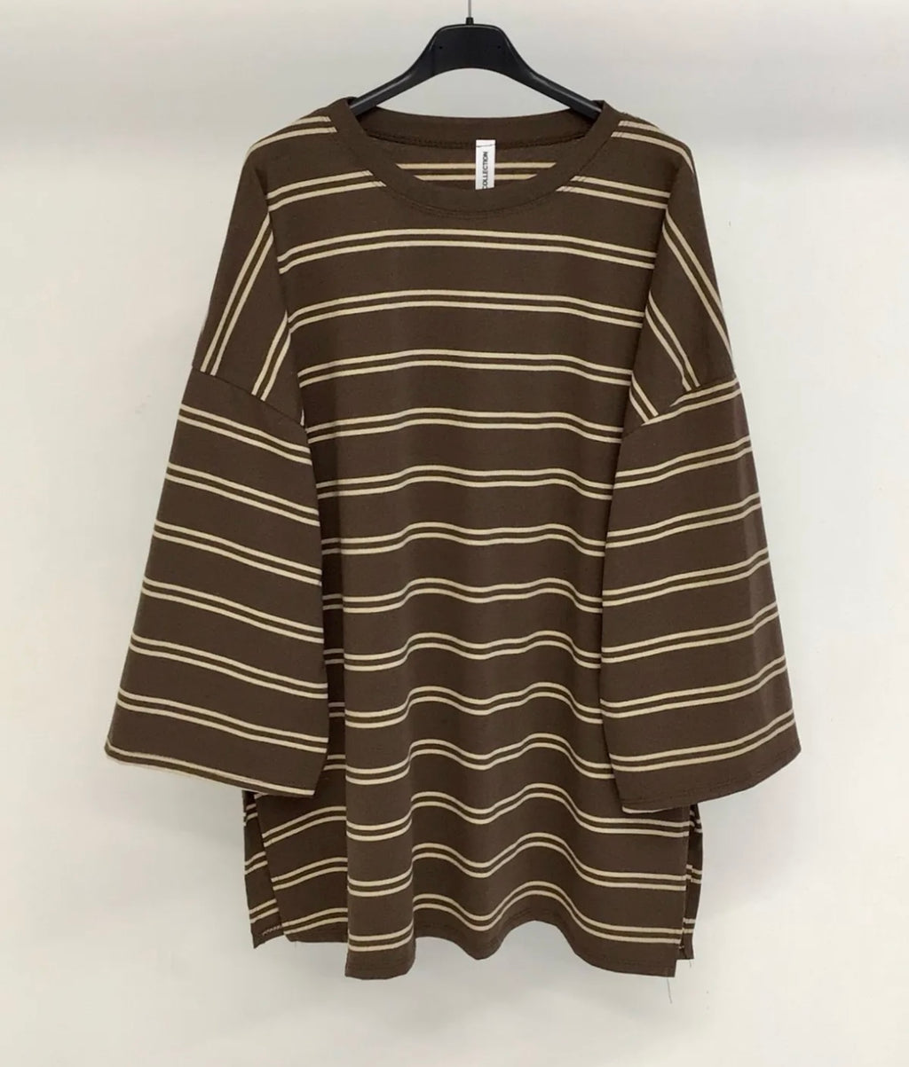 T-SHIRT OVERSIZE RAYÉ