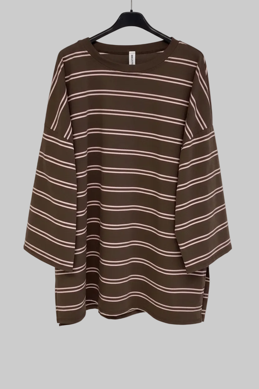 T-SHIRT OVERSIZE RAYÉ